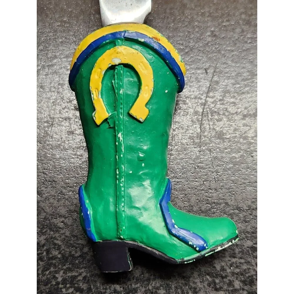 Boston Warehouse Boot-Themed Stainless Steel Cheese Spreaders Set -‎ 4 Pieces